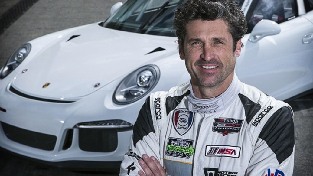 Patrick dempsey race on sale car
